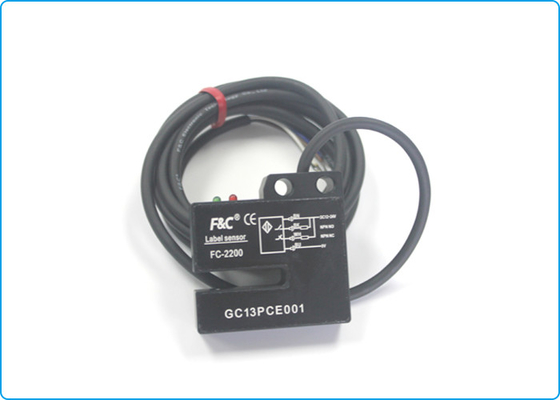 NPN NO + NC 12V DC Nhãn cảm biến nhãn hồng ngoại Khe cắm 6 mm cho máy Labeler