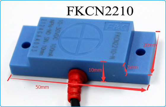 Cảm biến chuyển đổi điện dung vuông PNP loại 12V 10 mm FKCN2210-P Phát hiện phi kim loại